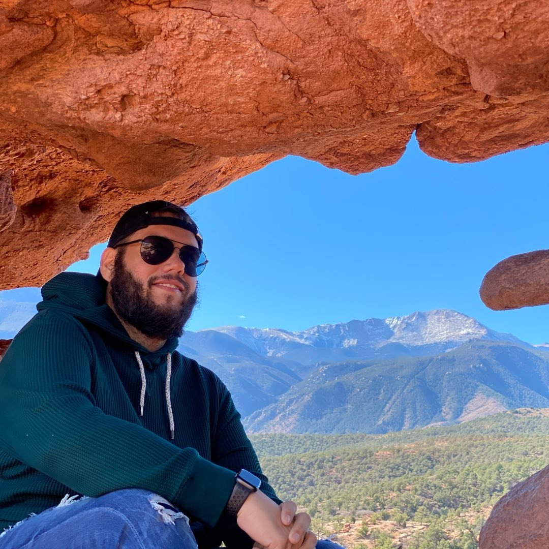 Profile Photo of Skeeter in front of red rocks